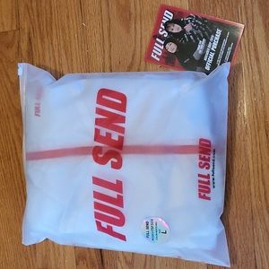 Full Send white/red windbreaker